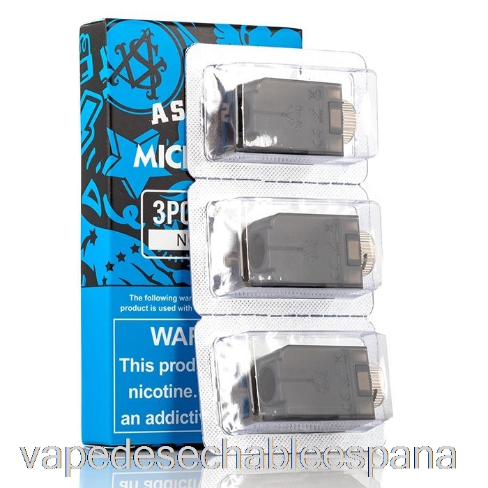 Vape Desechable España Asvape Micro Pods De Repuesto Micro Pods (bobinas No Incluidas)